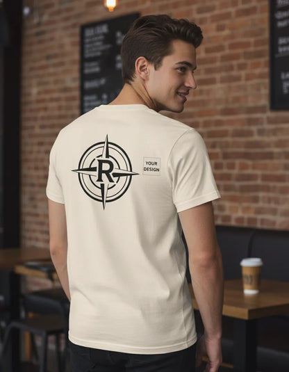 Gildan® Heavy Cotton T-Shirt with Left Chest & Back Print