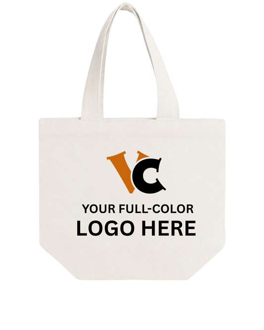 Mini Canvas Tote Bag (9' x 8' x 4')