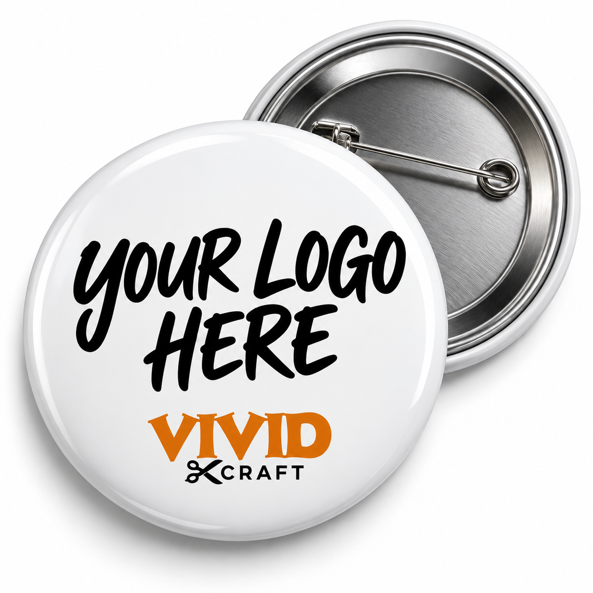 Custom Round Button Pins