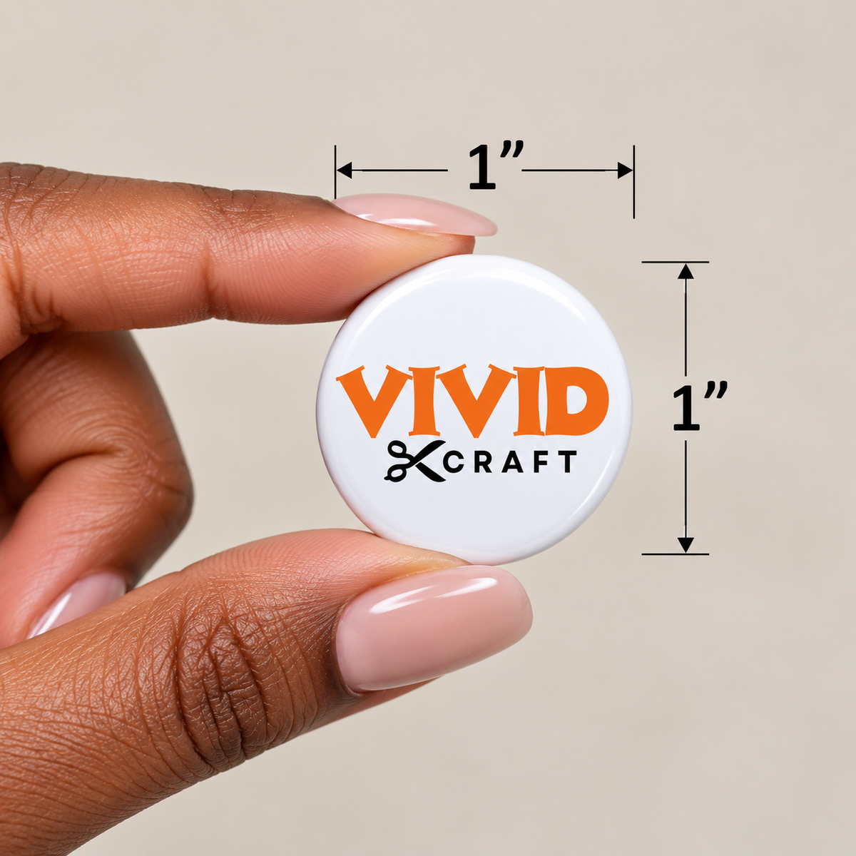 Custom Round Button Pins