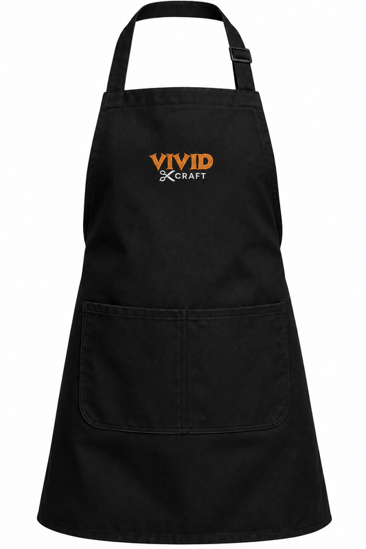 Adjustable Bib Apron w/ Pocket - Unisex