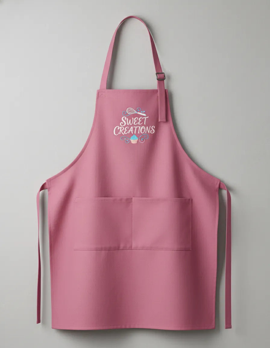 Adult Adjustable Bib Apron w/ Pocket - Unisex