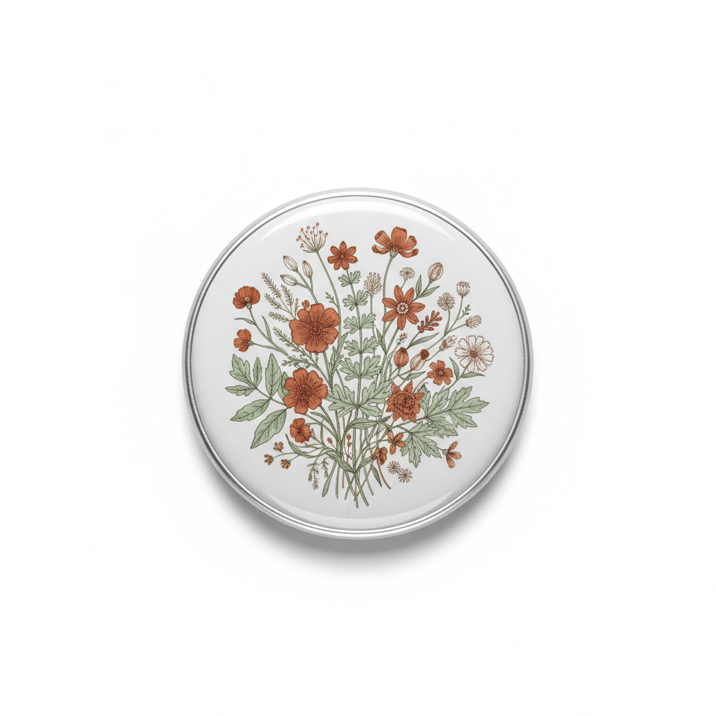 Custom Round Button Pins