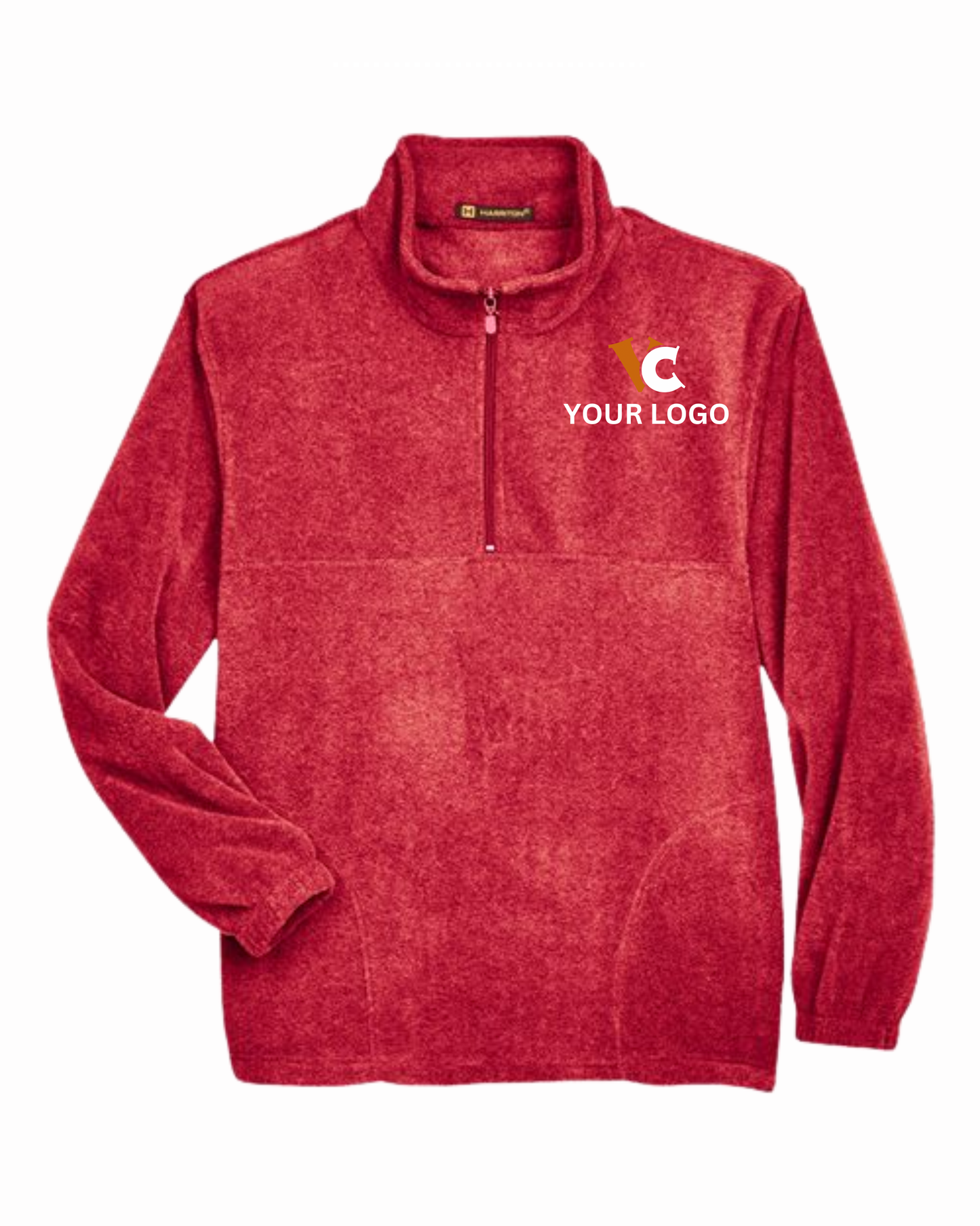 Harriton® Fleece Quater Zip Pullover